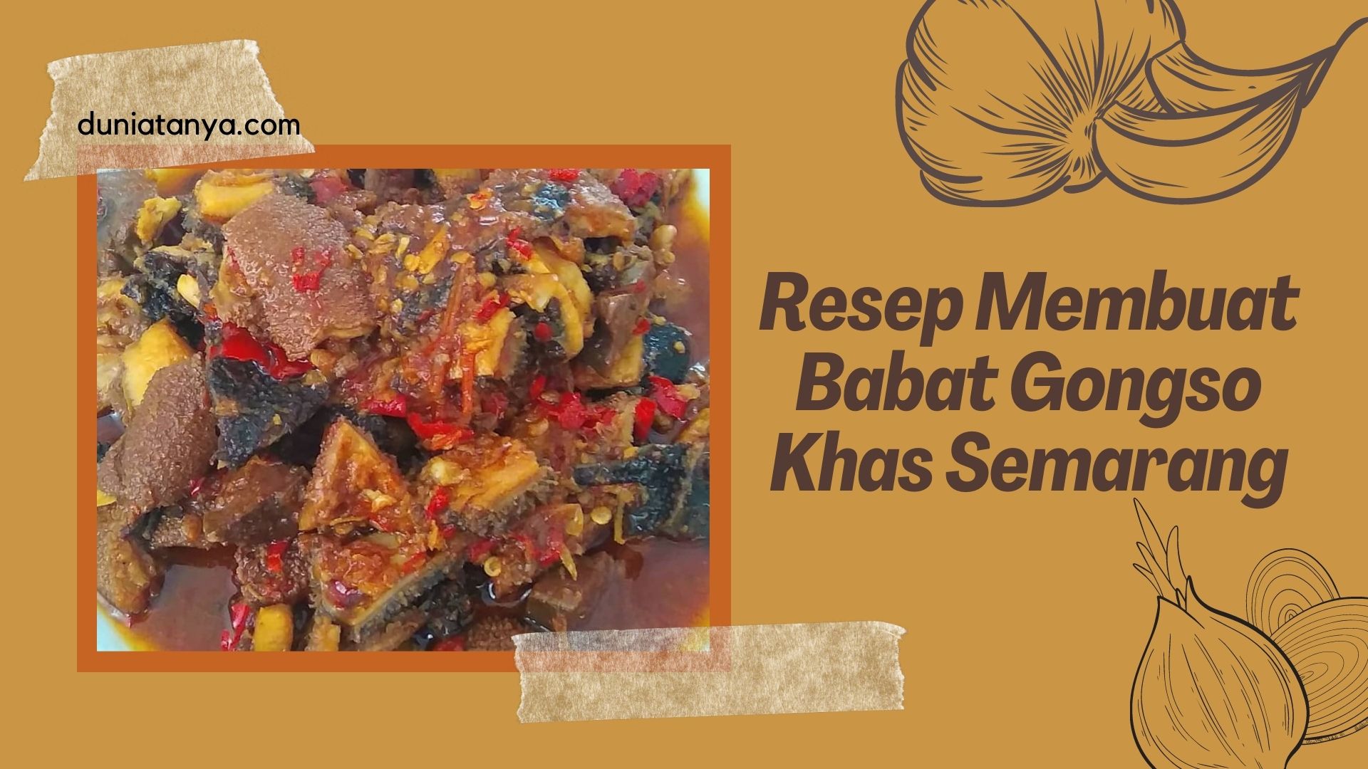 Read more about the article Resep Membuat Babat Gongso Khas Semarang