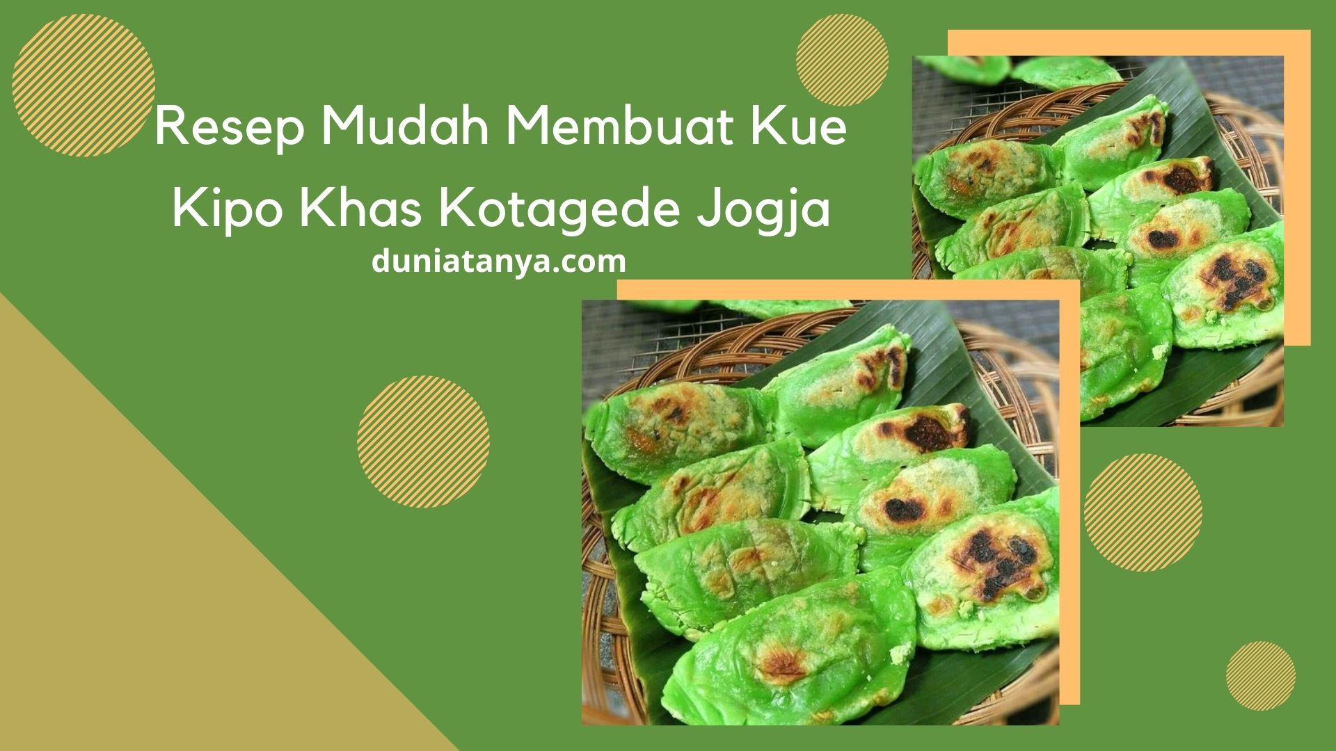 Read more about the article Resep Mudah Membuat Kue Kipo Khas Kotagede Jogja