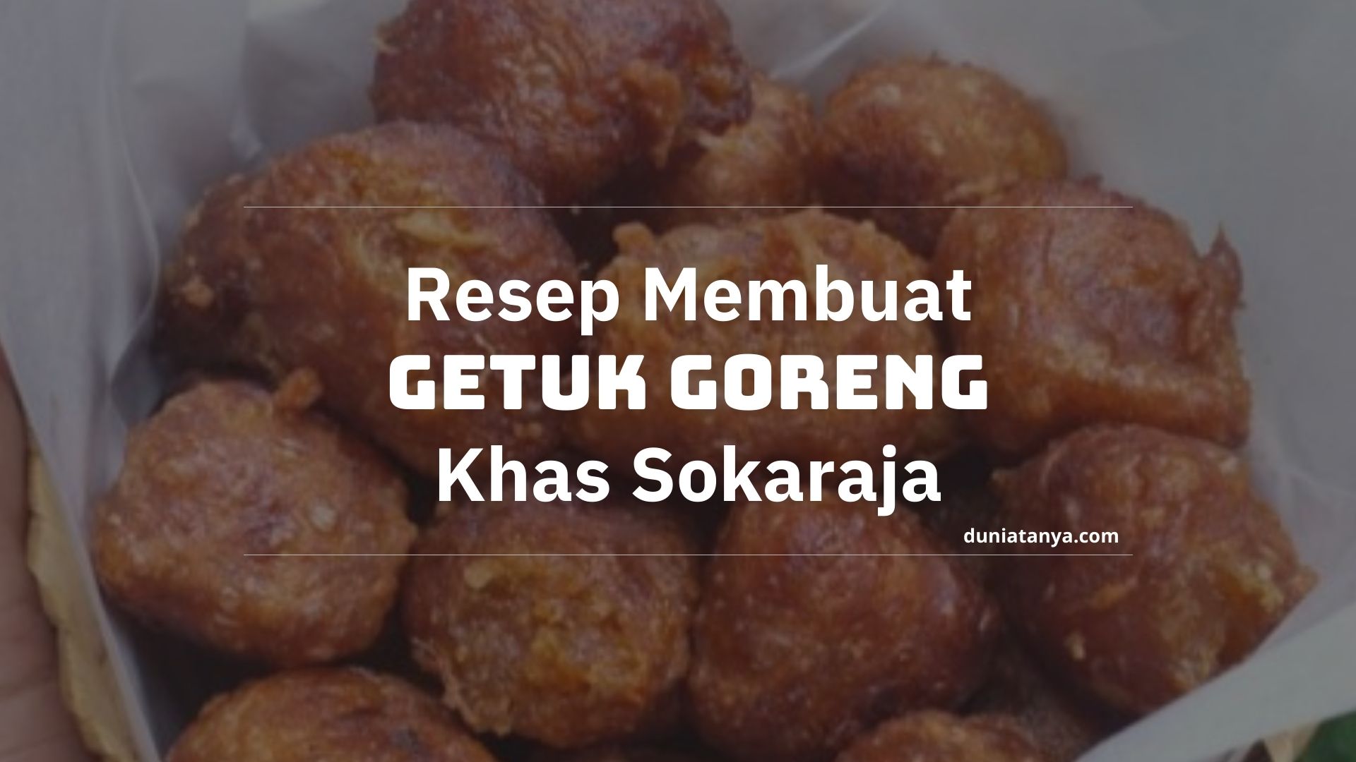 You are currently viewing Resep Membuat Getuk Goreng Khas Sokaraja