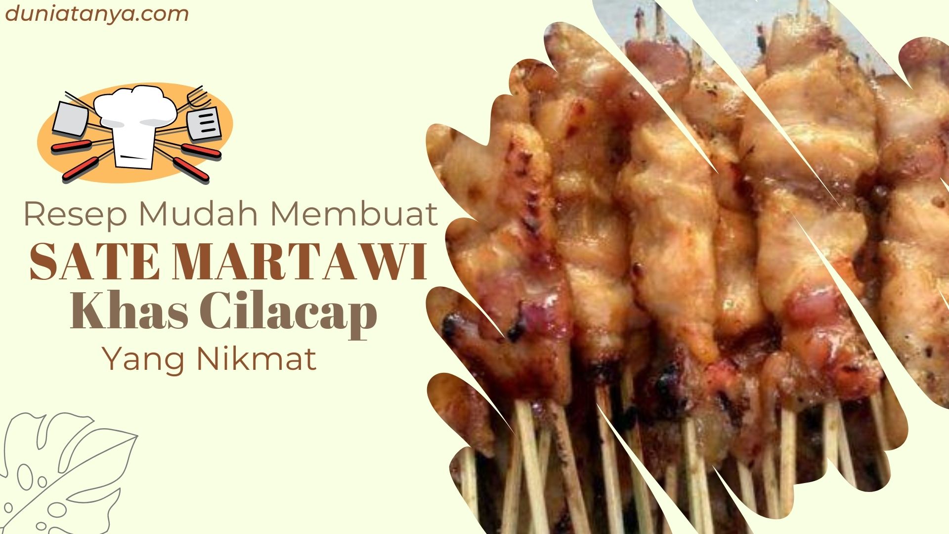 You are currently viewing Resep Mudah Membuat SATE MARTAWI Khas Cilacap Yang Nikmat